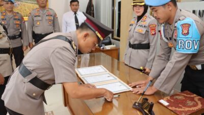 Kasat Intelkam Polres Bantul Resmi Berganti, Kapolres Tegaskan Mutasi Jabatan Bagian dari Dinamika Polri