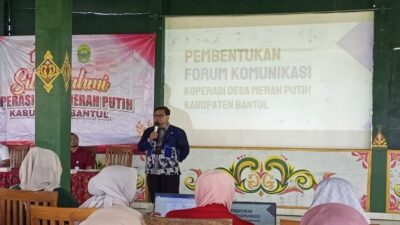 Forkom Koperasi Desa Merah Putih, Pemkab Bantul Dorong jadi Motor Ekonomi Kerakyatan