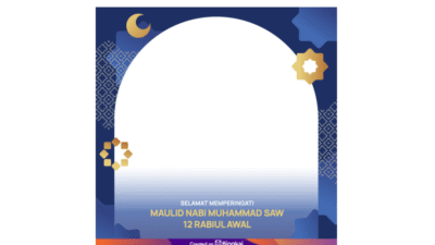 Twibbon Maulid Nabi 2025, Link Download Gratis Cocok untuk Update Status WA, IG, hingga FB