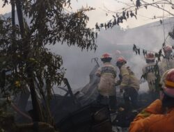 Terbakar di Tengah Hari, Rumah Pasangan Lansia di Bambanglipuro Rata dengan Tanah