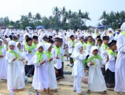 Ribuan Siswa RA Bantul Bersalawat di Trirenggo, Sambut Hari Santri dengan Meriah