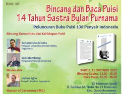 136 Penyair Indonesia dalam Buku “Empat Belas Purnama”