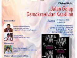 Diskusi Buku “Jalan Gelap Demokrasi dan Keadilan” di DPRD DIY 