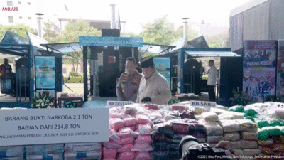 Presiden Prabowo Apresiasi Pemusnahan 214 Ton Narkoba, PERISAI Syarikat Islam Tegaskan Komitmen Lindungi Generasi Muda