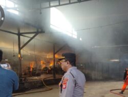 BPBD Bantul Padamkan Kebakaran Gudang Furniture di Pendowoharjo, Sumber Api Masih Diselidiki