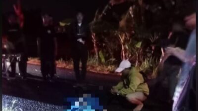 Pemotor Adu Banteng di Patalan Bantul dengan Mobil karena Melambung di Jalan Menikung