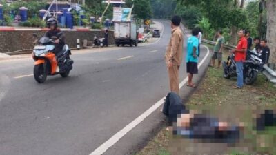 Senggol Mobil Boks, Pengendara Aerox Asal Sleman Terluka Parah di Jalan Yogya–Wonosari