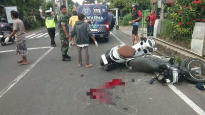 Nenek 74 Tahun Kehilangan Nyawa di Tempat dalam Tabrakan Motor di Depan Gereja Santa Maria Nanggulan