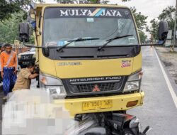 Jalan Licin Usai Hujan, Wanita Asal Semanu Terlindas Truk saat Terpeleset di Jalan Jogja–Wonosari