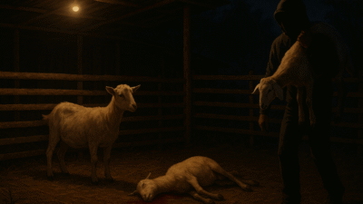 Cerdik tapi Kejam, Maling Ini Sembelih Dulu Kambing di Kandang sebelum Dibawa Kabur