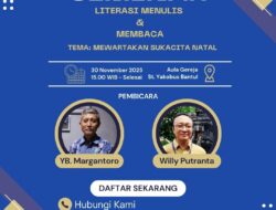 Seminar Literasi di Gereja Santo Yakobus Bantul agar Berdampak Positif