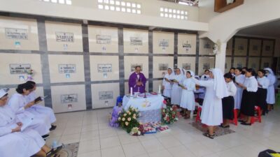 Peringati Bulan Arwah, Kongregasi Suster SDP Semarang Gelar Misa Arwah di Kerkhoff Ambarawa