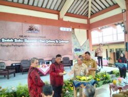 Sekda Sleman Potong Tumpeng, Menandai Launching Buku Toponimi 54 Dusun Kalurahan Wedomartani