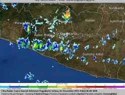 Hujan Sedang Berpotensi Terjadi di Sleman dan Kulon Progo Utara, Prakiraan Cuaca Yogyakarta Selasa 16 Desember 2025