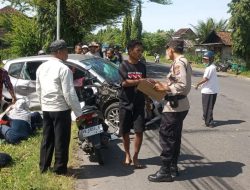 Viral di Media Sosial: Honda Jazz Tabrak Dump Truk dan Motor di Jalan Srandakan, Kronologi Lalu Lintas Terekam CCTV