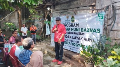 BAZNAS Kota Yogyakarta Bersama Pemkot Gelar Bedah Rumah di Kampung Suryoputran