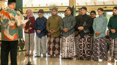 Bupati Sleman Melantik Pengurus Perkumpulan Tosan Aji “Lar Gangsir” Periode 2025 – 2030
