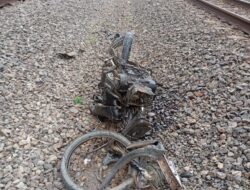 Sepeda Motor Mbah Kakung Tertemper Kereta Api Bengawan di Kulon Progo, Korban Selamat dari Maut