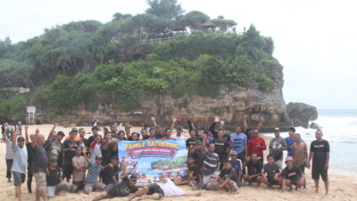 Untuk Mempererat Tali Silaturahmi, Komunitas Driver Bajaj Maxride DIY Gelar Family Gathering & Outbond