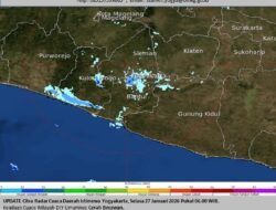 BMKG Peringatkan Potensi Cuaca Ekstrem di DIY dan Gelombang Laut Bisa Capai 4 Meter Selasa, 27 Januari 2026