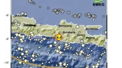 Jogja Diguncang Gempa Siang Hari 27 Januari 2026, Ini Penjelasan BMKG