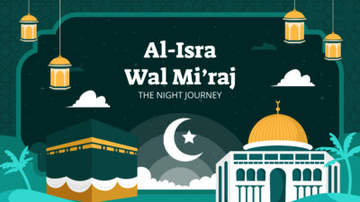 Ide Desain Spanduk, Flayer, hingga Banner Isra Miraj 2026, Mudah Dibuat