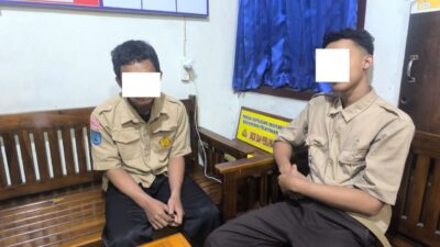 Tendang Motor Pelajar hingga Tersungkur ke Aspal di Wirobrajan, Dua Remaja Anggota Geng Diamankan Warga