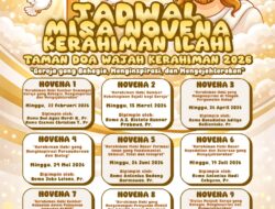 Misa Novena Kerahiman Ilahi TDWK : Bahagia, Inspiratif, dan Sejahtera