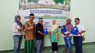 Memeriahkan Ramadhan, TK Negeri 3  Yogyakarta Gelar Bhakti Sosial dan Bazar Ramadhan 1447 H