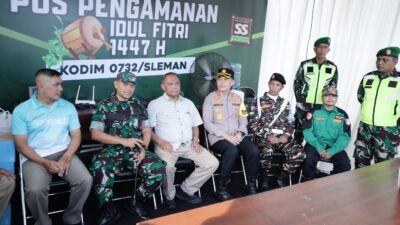 Bupati Sleman dan Forkopimda Pantau Kesiapan Pos Pengamanan Mudik Lebaran 2026