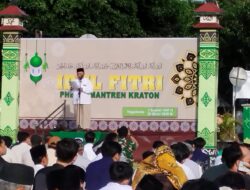 PHBI Kemantren Kraton Gelar Salat Idulfitri 1447 H di Alkid, Jamaah Meluber Hingga di Jalan Aspal Sekeliling Lapangan