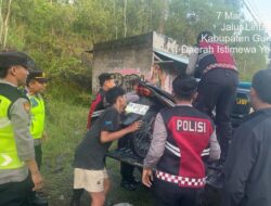Puluhan Remaja Kocar-Kacir Digerebek Polisi saat Hendak Balap Liar di JJLS Saptosari Gunungkidul