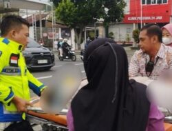 Pengendara Motor Jatuh Sendiri di Simpang Pelem Gurih, Diduga Dipicu Serangan Jantung