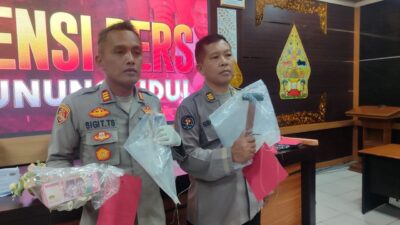 Dua Remaja Pengangguran di Gunungkidul Nekat Bobol 5 Toko, Uang Curian Habis untuk Miras dan Bayar Utang