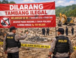 Polisi Tutup Lima Titik Tambang Ilegal di Gunungkidul, Pasang Spanduk Larangan dan Dorong Perizinan