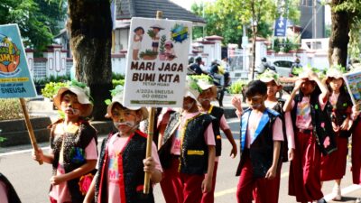 SDN Ungaran 1 Yogyakarta Peringati Hari Bumi, Menggelar Rangkaian Aksi Nyata