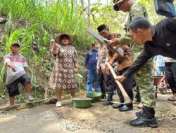 Infrastruktur Pascabadai Cempaka Dipulihkan, Warga Gedangsari Bangun Kembali Akses Jalan Secara Gotong Royong