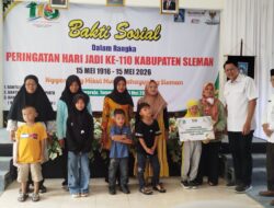 Hari Jadi ke-110 Sleman Disemarakkan dengan Bakti Sosial