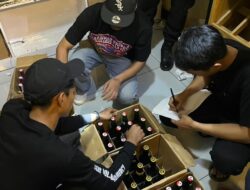 Razia Miras Bantul, Polisi Sita 216 Botol dari Empat Lokasi dalam Semalam