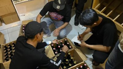 Razia Miras Bantul, Polisi Sita 216 Botol dari Empat Lokasi dalam Semalam