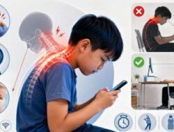Gadget Picu Krisis Postur Anak, Dokter Asdi Ingatkan Bahaya “Tech Neck”