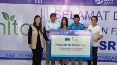 KWT Srikandi Padukuhan Mrican Sleman Terima Bantuan TJSL BRInita dari Bank BRI