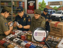 Satpol PP Gunungkidul Sita 7.000 Rokok Ilegal di Playen, Total Semester I Capai 159 Ribu Batang