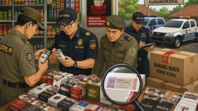 Modus Baru Rokok Ilegal di Gunungkidul Terbongkar, Pelaku Gunakan Pita Cukai Asli untuk Samarkan Produk