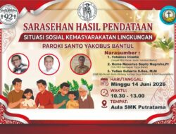 Umat Katolik Didorong untuk Proaktif di Kegiatan Sosial Kemasyarakatan