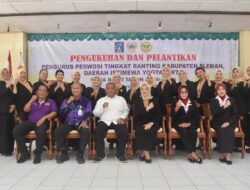 Pengurus PERWOSI Tingkat Ranting Se-Kabupaten Sleman Resmi Dikukuhkan