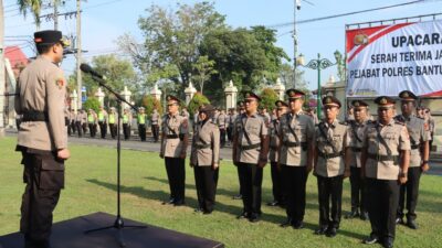 Mutasi Besar Polres Bantul 2026, Sejumlah PJU dan Kapolsek Resmi Berganti, Kapolres Tekankan Peningkatan Kinerja