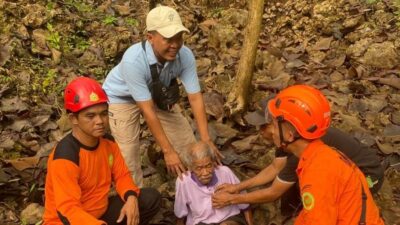 Lansia Hilang di Hutan Sanglor Gunungkidul Ditemukan Selamat, Dua Hari Menegangkan Berakhir Haru