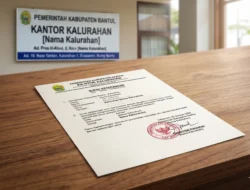 Polemik Surat Domisili Panggungharjo Memanas, Lurah Ari Surya Tegaskan Tak Ada Pemalsuan Dokumen