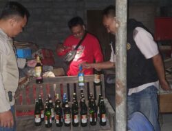 Razia Miras Ilegal di Bantul Membara, Polisi Sita 307 Botol dari 14 Lokasi, Satu Titik Nihil Barang Bukti
